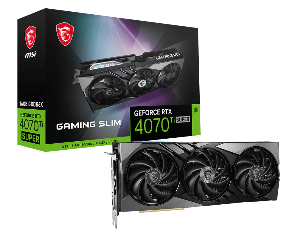 MSI GeForce RTX 4070 Ti SUPER 16G GAMING SLIM